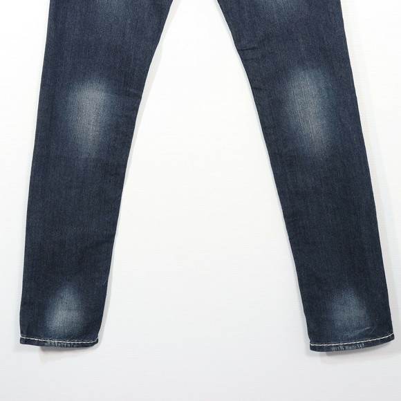 Gumm Junior Womens Embellished Jeans 5/6 Flap Pockets Rhinestone Button Slim Leg - Picture 8 of 10